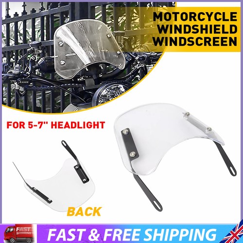 Front motorcycle windscreen - front,