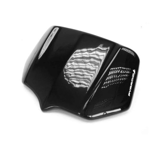 Pyramid matte black - black, lynx